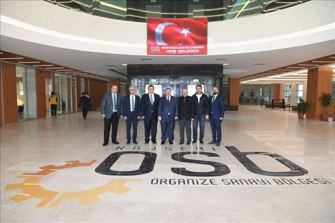 ak parti il yonetiminden kayseri organize sanayi bolgesi mudurlugu ne ziyaret