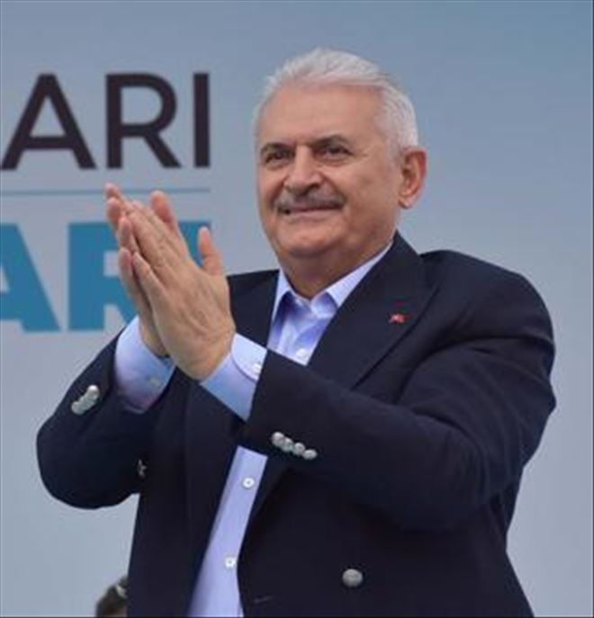 BAŞBAKAN YILDIRIM:ANA MUHALEFET PARTİSİ LİDERİ ADAYIM DİYEMEDİ´