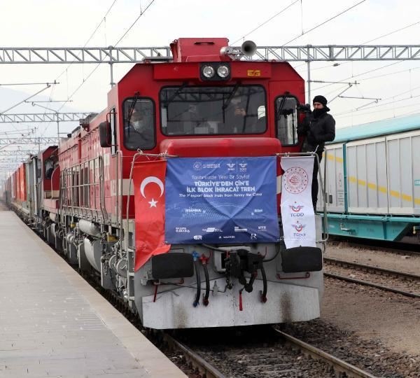 TÜRKİYE- ÇİN İHRACAT TRENİ KAYSERİ’YE ULAŞTI