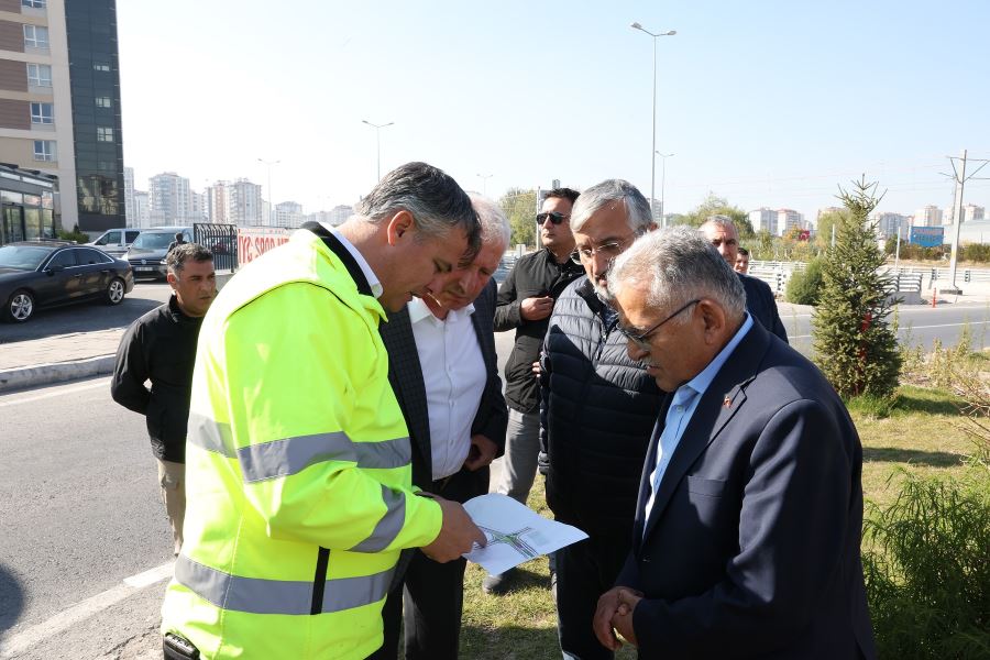 BAŞKAN BÜYÜKKILIÇ’TAN RAYLI SİSTEM HATTI ÇALIŞMALARINA YAKIN MARKAJ